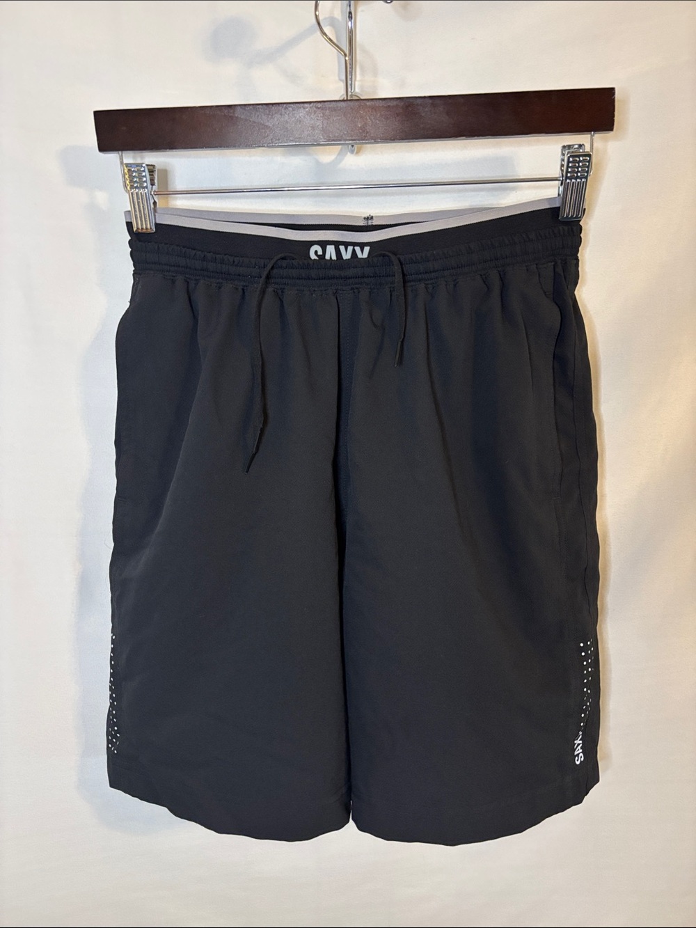 Saxx Kinetic Train 2 in 1 Black Shorts Size Medium
